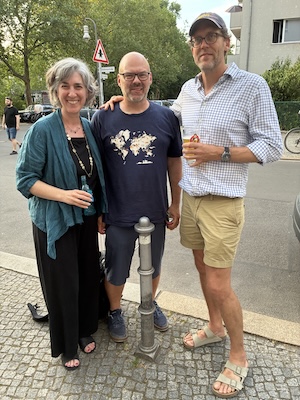Some of the OpenCage team at Geomob Berlin - June 2026